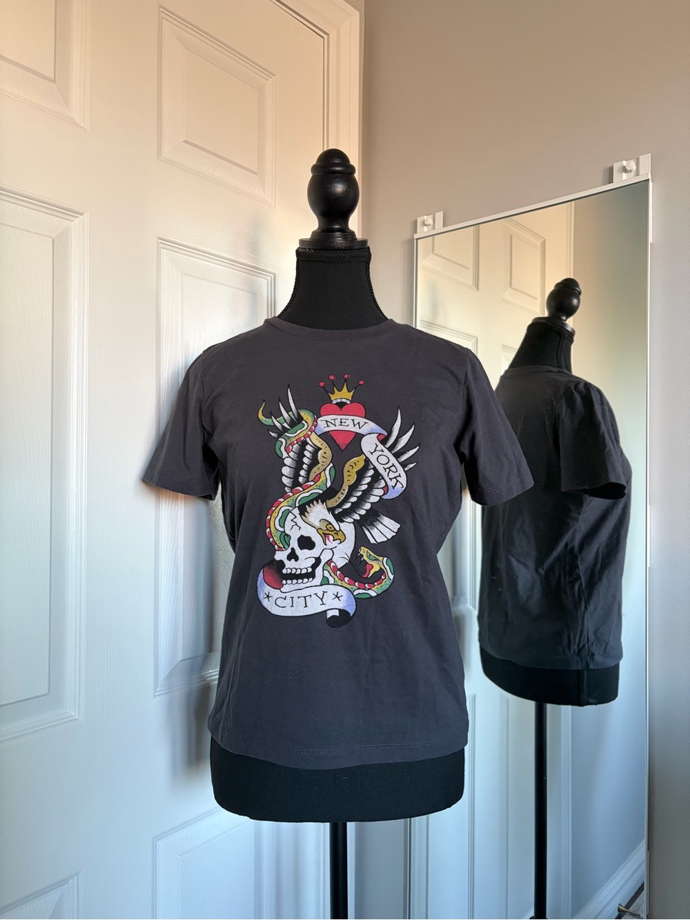 Y2K Ed Hardy Graphic Tee